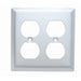 Pass And Seymour Smooth Aluminum 2-Gang 2 Duplex (SA82)