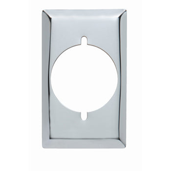Pass And Seymour Smooth Chrome 1-Gang Power Outlet (S384C)
