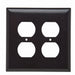 Pass And Seymour Smooth Junior Jumbo Wall Plate 2-Gang Duplex Brown (SPJ82)