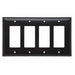 Pass And Seymour Smooth Junior Jumbo Wall Plate 4-Gang SPLEX Brown (SPJ264)