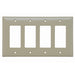 Pass And Seymour Smooth Junior Jumbo Wall Plate 4-Gang SPLEX Ivory (SPJ264I)