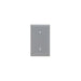 Pass And Seymour Smooth Wall Plate 1-Gang Blank Strap Mount Gray (SP14GRY)