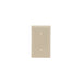 Pass And Seymour Smooth Wall Plate 1-Gang Blank Strap Mount Ivory (SP14I)