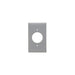 Pass And Seymour Smooth Wall Plate 1-Gang Power Outlet Gray (SP720GRY)