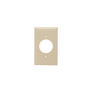 Pass And Seymour Smooth Wall Plate 1-Gang Power Outlet Ivory (SP720I)