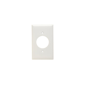 Pass And Seymour Smooth Wall Plate 1-Gang Power Outlet White (SP720W)