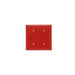 Pass And Seymour Smooth Wall Plate 2-Gang Blank Strap Mount Red (SP24RED)