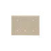 Pass And Seymour Smooth Wall Plate 3-Gang Blank Mount Ivory (SP34I)