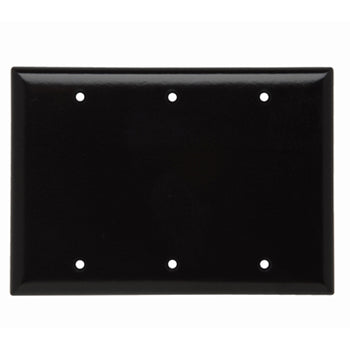 Pass And Seymour Smooth Wall Plate 3-Gang Blank Strap Mount (SP34)