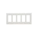 Pass And Seymour Smooth Wall Plate 5-Gang SPLEX White (SP265W)