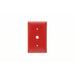 Pass And Seymour Smooth Wall Plate 1-Gang Telephone Red (SP12RED)