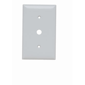 Pass And Seymour Smooth Wall Plate 1-Gang Telephone White (SP12W)