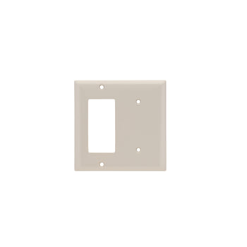 Pass And Seymour Smooth Wall Plate 1 Decorator 1 Blank Light Almond (SP1426LA)