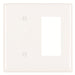 Pass And Seymour Smooth Wall Plate 1 Decorator 1 Blank White (SP1426W)