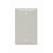Pass And Seymour Smooth Wall Plate 1-Gang Blank Box Mount Light Aluminum (SP13LA)