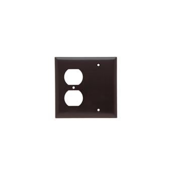 Pass And Seymour Smooth Wall Plate 1-Gang Duplex 1-Gang Black Brown (SP138)