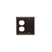 Pass And Seymour Smooth Wall Plate 1-Gang Duplex 1-Gang Black Brown (SP138)