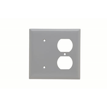 Pass And Seymour Smooth Wall Plate 1-Gang Duplex 1-Gang Black Gray Box (SP148GRY)
