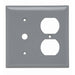 Pass And Seymour Smooth Wall Plate 1-Gang Duplex 1-Gang Phone Gray (SP128GRY)