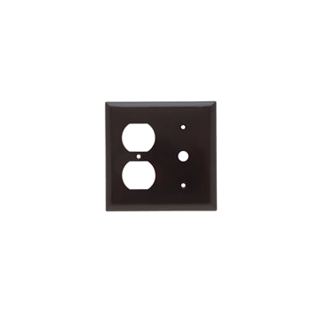 Pass And Seymour Smooth Wall Plate 1-Gang Duplex 1-Gang Phone (SP128)
