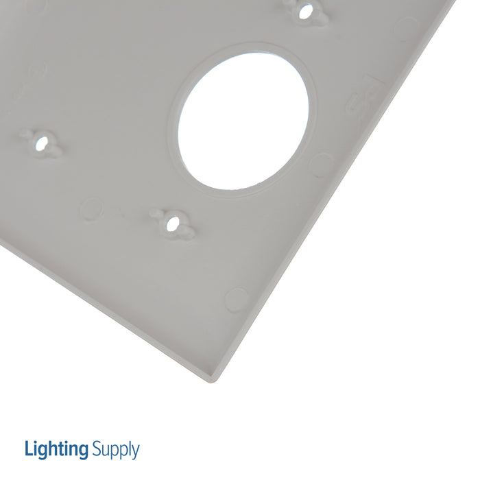 Pass And Seymour Smooth Wall Plate 1-Gang Single 1-Gang Black White (SP147W)