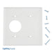 Pass And Seymour Smooth Wall Plate 1-Gang Single 1-Gang Black White (SP147W)