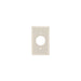 Pass And Seymour Smooth Wall Plate 1-Gang Single Receptacle Light Aluminum (SP7LA)