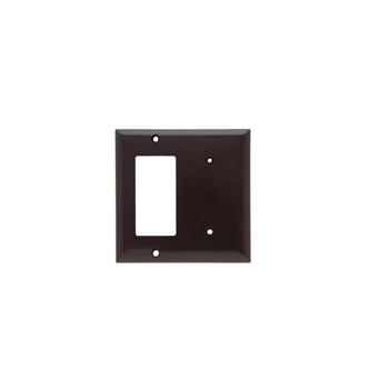Pass And Seymour Smooth Wall Plate 1-Gang SPLEX 1-Gang Black Brown (SP1426)