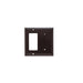 Pass And Seymour Smooth Wall Plate 1-Gang SPLEX 1-Gang Black Brown (SP1426)