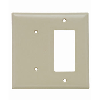 Pass And Seymour Smooth Wall Plate 1-Gang SPLEX 1-Gang Black Ivory (SP1426I)