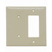 Pass And Seymour Smooth Wall Plate 1-Gang SPLEX 1-Gang Black Ivory (SP1426I)