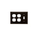 Pass And Seymour Smooth Wall Plate 1-Gang Toggle 2-Gang Duplex Brown (SP182)