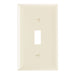 Pass And Seymour Smooth Wall Plate 1-Gang Toggle Light Aluminum (SP1LA)
