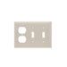 Pass And Seymour Smooth Wall Plate 3-Gang 2 Toggle 1 Duplex (SP28LA)