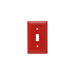 Pass And Seymour Smooth 302SS 1-Gang Oil Burn Toggle Silkscreen (SS1OBRED)