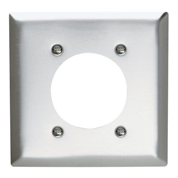 Pass And Seymour Smooth 302SS 2-Gang Power Outlet 4 Mounting Holes (SS703)