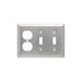 Pass And Seymour Smooth Polished Brass 3-Gang 3 Decorator (SB263PB)