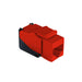 Pass And Seymour Snap CAT6e RJ45 T568-A/B Connector M20 Red (WP3560RE)