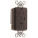 Pass And Seymour Surge Protective Duplex Receptacle Tamper-Resistant 15A/125V Alarm Brown (TR5262SP)