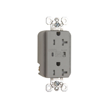 Pass And Seymour Surge Protective Duplex Receptacle Tamper-Resistant 20A/125V Alarm Gray (TR5362GRYSP)