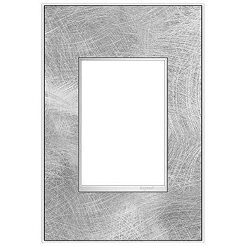 Pass And Seymour Spiraled Stainless 1-Gang 3M Wall Plate (AWM1G3SP4)