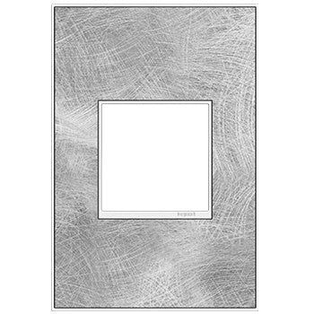 Pass And Seymour Spiraled Stainless 1-Gang Wall Plate (AWM1G2SP4)