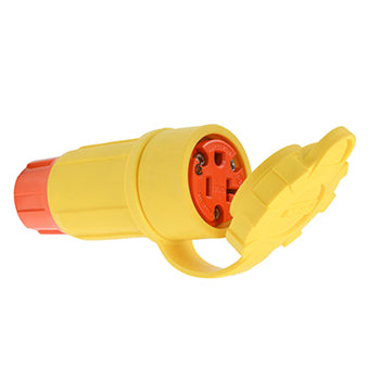 Pass And Seymour Straight Blade IP67 Connector 20A 125V 5-20R Anti-Microbial (15W33AM)