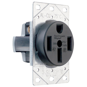 Pass And Seymour Straight Blade Receptacle 50A 125/250 Three Pole 4 Wire (3894)