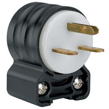 Pass And Seymour Straight Blade Angle Plug Two Pole 3-Way 15A 250V (PS5666SSAN)