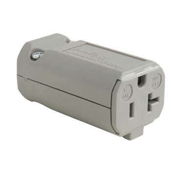 Pass And Seymour Straight Blade Connector 3-Way 20A 125V Gray (PS5369GRY)