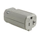 Pass And Seymour Straight Blade Connector 3-Way 20A 125V Gray (PS5369GRY)