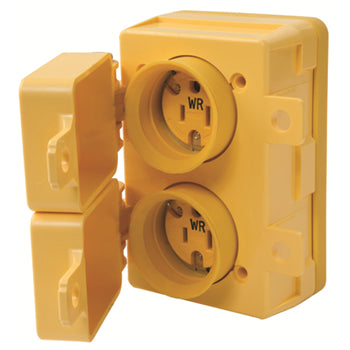 Pass And Seymour Straight Blade Duplex Receptacle IP67 15A 125V 515R (60W47DPLX)
