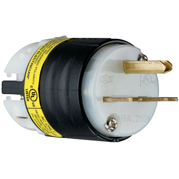 Pass And Seymour Straight Blade Ground Continuity Monitoring Plug 3-Way 15A 250V (PS5666XGCM)