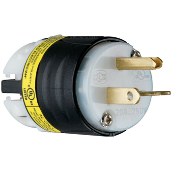 Pass And Seymour Straight Blade Ground Continuity Monitoring Plug 3-Way 20A 250V (PS5466XGCM)